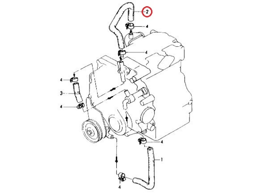 YANMAR 2GM20 3GM30 (Raw water cooled) Sea Water hose Pipe Genuine